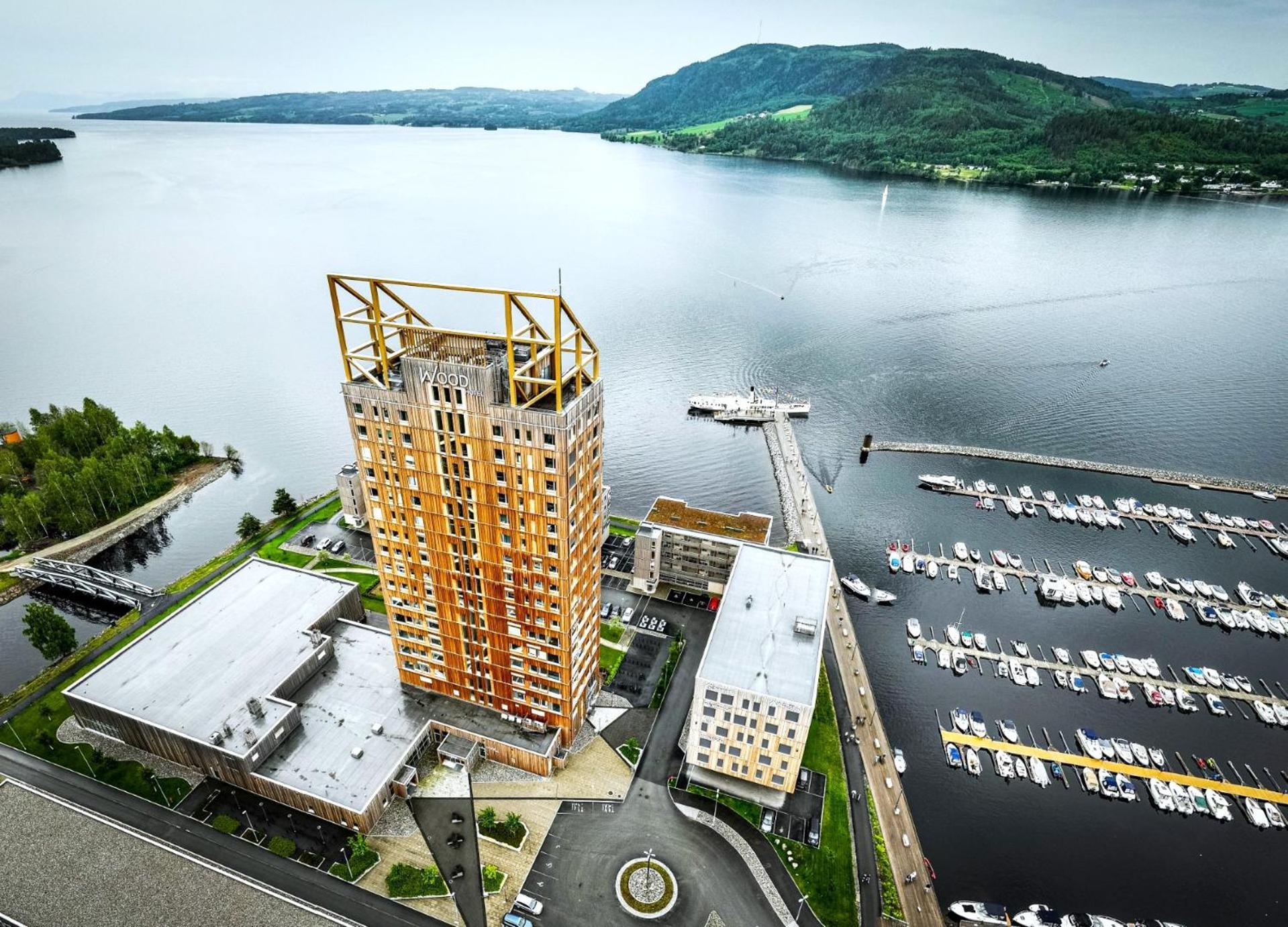 Mjos Tower Suite - Lovely Lake View Brumunddal Ngoại thất bức ảnh